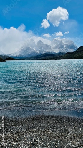 lake and mountains / Torres del Paine