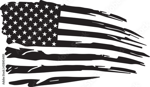 Distressed American Flag 02