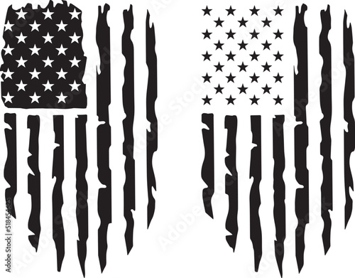 Distressed American Flag 04