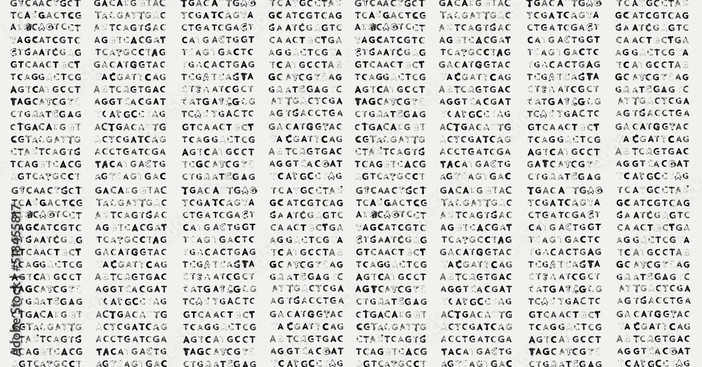 GATC letters for biotech genetics and genomics in a sequence of ten GATC letters for biotech genetics and genomics in a sequence of ten