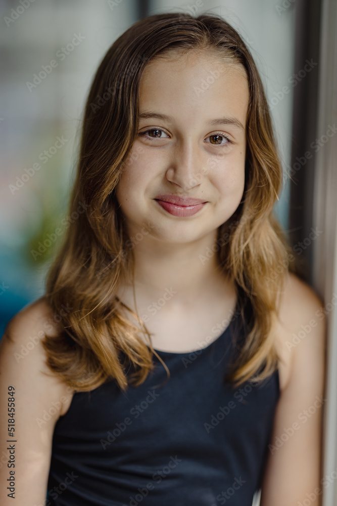 Portrait of a young girl