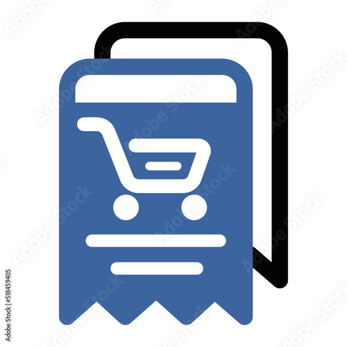 Cart, items, shop icon