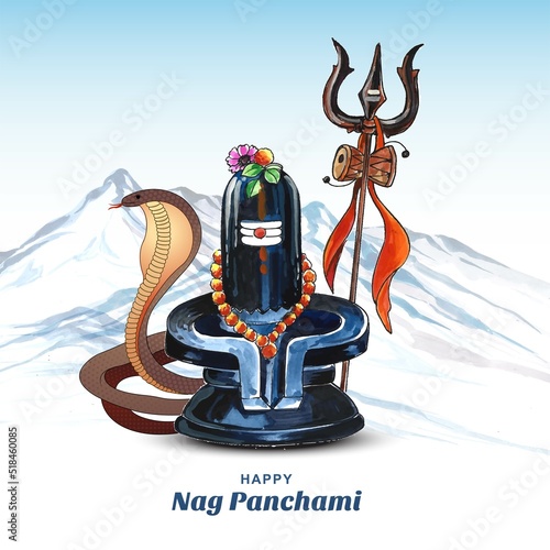 Happy naag panchami indian festival background