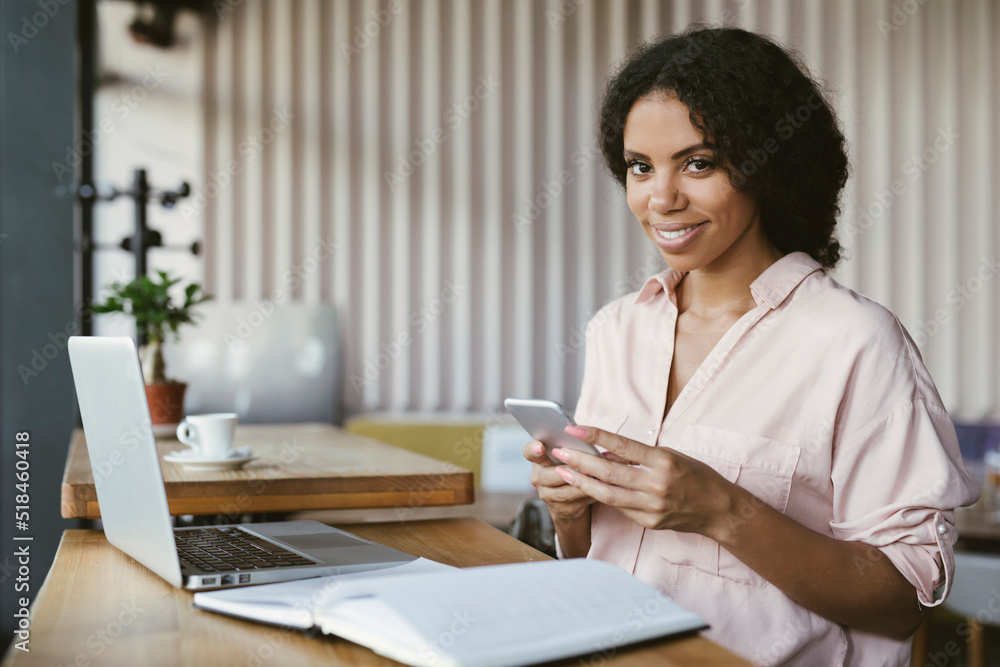 Portrait Of Beautiful Black Business Woman Portrait Of Beautiful Black Business Woman