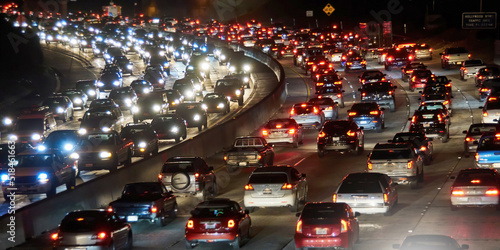 Los Angeles traffic  photo