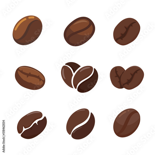 brown roasted coffee beans It has a bitter aroma and taste. For brewing with hot drinking water