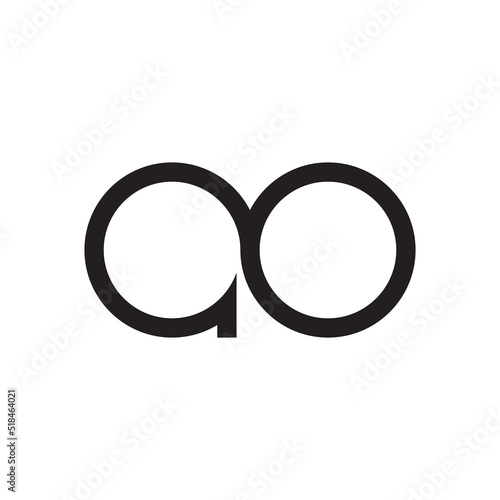 ao letter logo