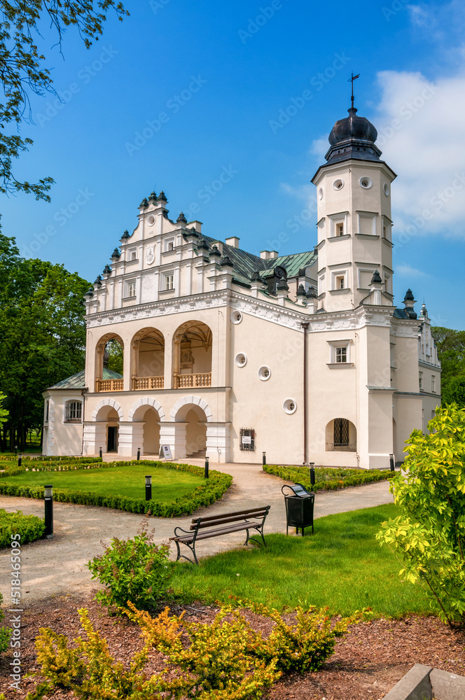 Palace in Poddebice. Poddebice, Lodz Voivodeship, Poland. Palace in Poddebice. Poddebice, Lodz Voivodeship, Poland.