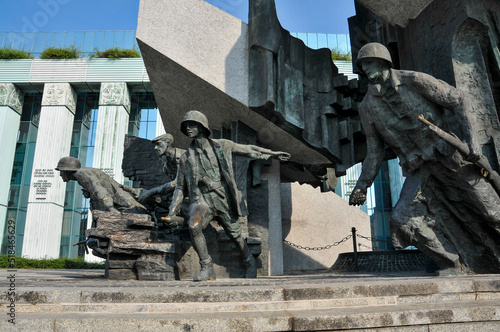 Monument of Uprising in Warsawa 