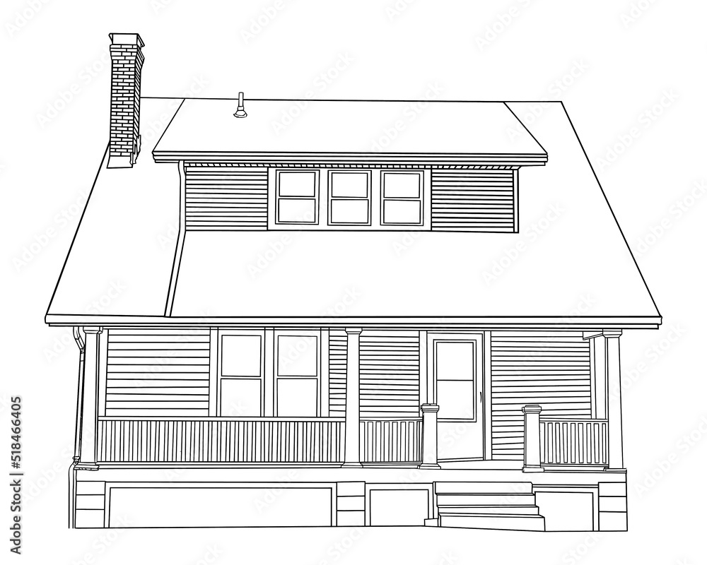 house-coloring-page-for-kids-line-art-vector-blank-printable-design-for