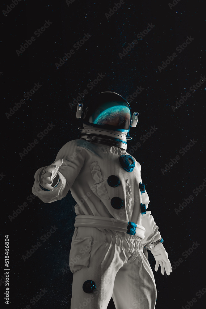 Astronaut in space Astronaut in space