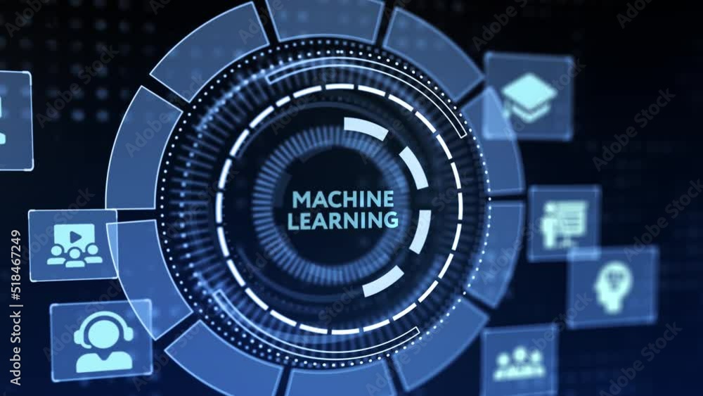 Machine learning artificial intelligence AI concept. Machine learning artificial intelligence AI concept.