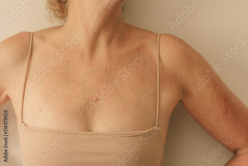 60s female body part in lingerie