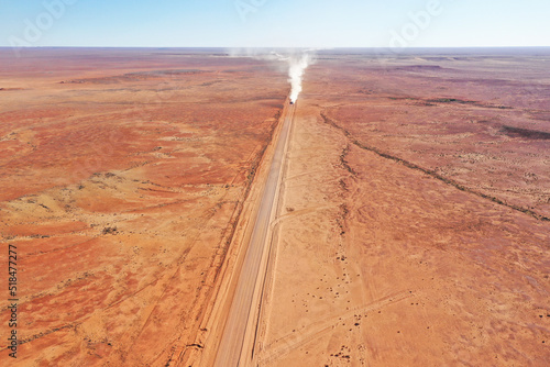 A truck on the Strzelecki Track. Outback South Australia photo