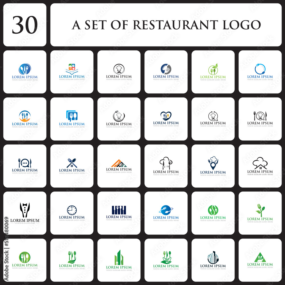 restaurant logo , food logo vector restaurant logo , food logo vector