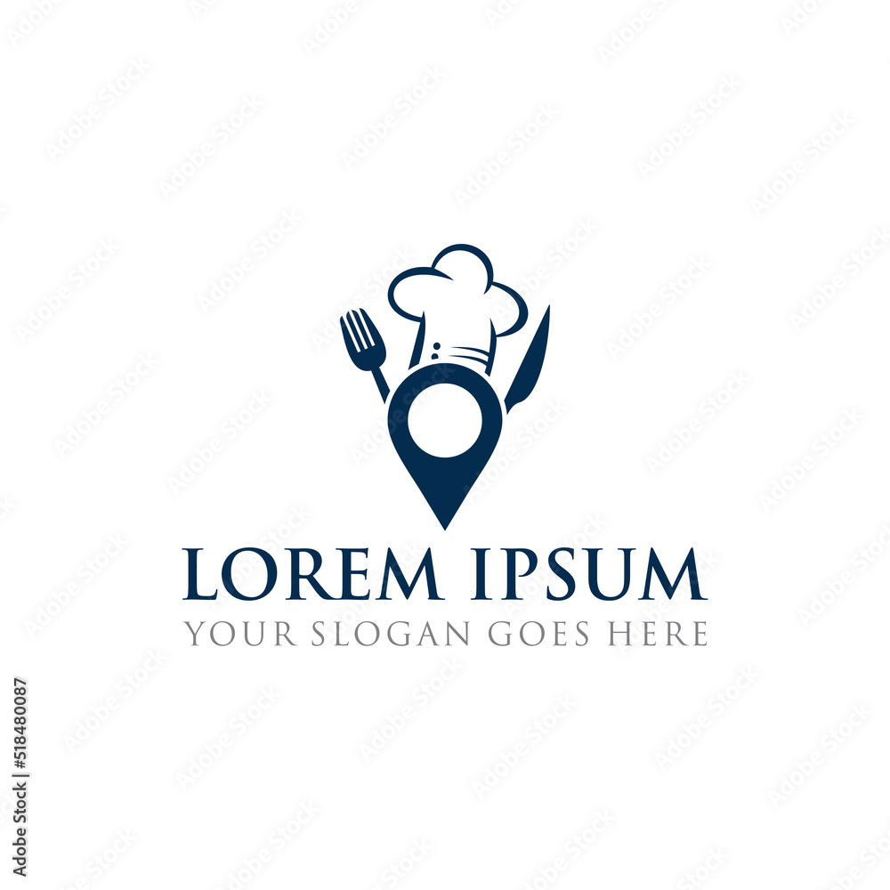 Obraz premium restaurant logo , food logo vector