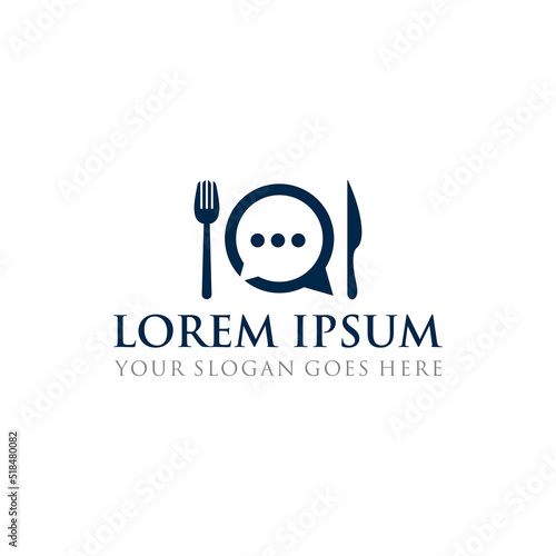 food talk logo , restaurant logo