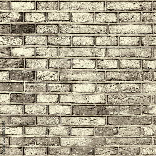 Fragment of old brick wall background