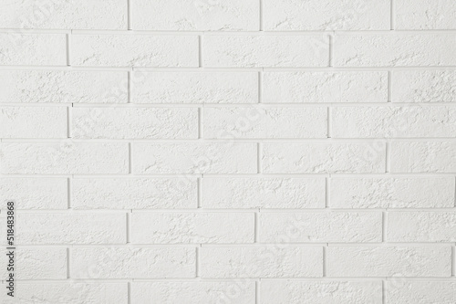 white plaster bricks on the wall