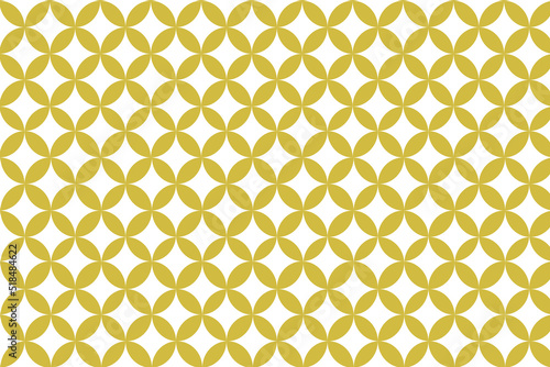 Vector illustration of circles and rhombuses in shades of yellow, perfect for print, fashion design, online projects, brochures, posters, backgrounds.