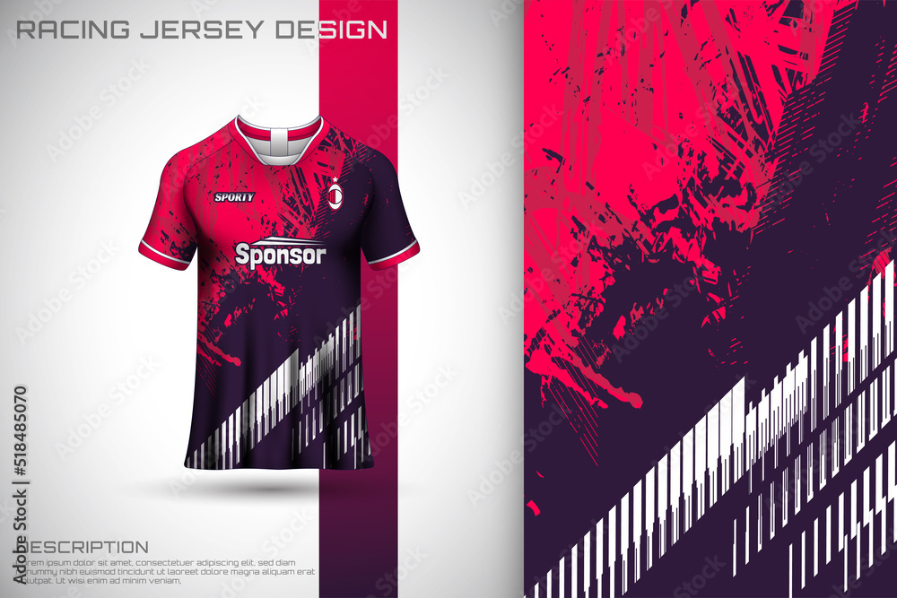 Sports jersey and t shirt template sports jersey design vector Sports
