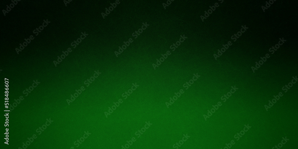 Fototapeta premium Elegant dark emerald green background with black shadow border and old vintage grunge texture design 