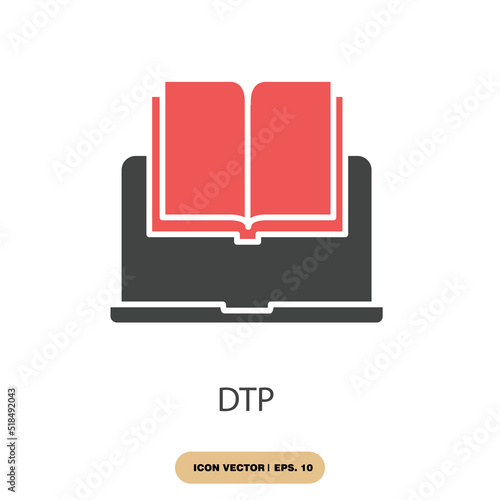 dtp icons  symbol vector elements for infographic web