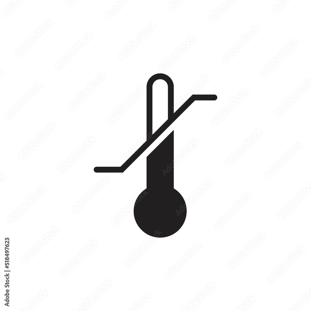 Temperature limitation icon design. vector illustration