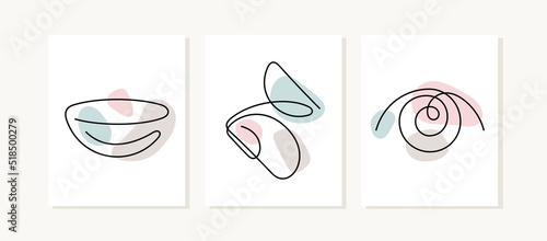 Contact lenses one line posters.