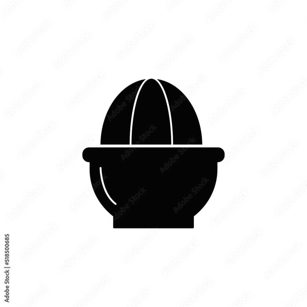 Citrus press, lemon squeezer, manual juicer icon in black flat glyph, filled style isolated on white background Citrus press, lemon squeezer, manual juicer icon in black flat glyph, filled style isolated on white background