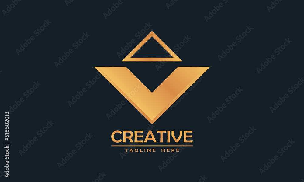 V initial for monogram and logo. Creative modern letter V icon vector illustration. V initial for monogram and logo. Creative modern letter V icon vector illustration.
