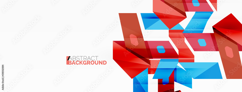 Abstract line and triangle background. Creative geometric abstract backdrop. Business template for wallpaper, banner, background or landing