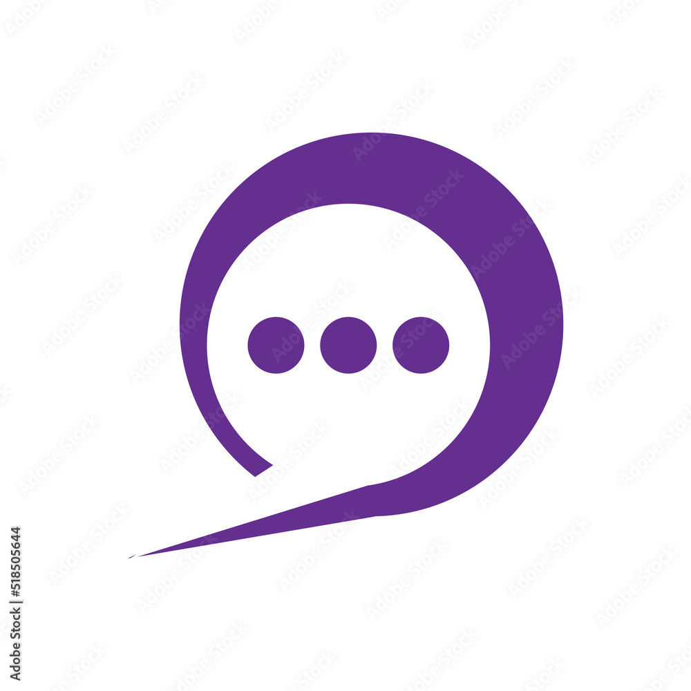 Speech bubble Logo template vector illustration Speech bubble Logo template vector illustration
