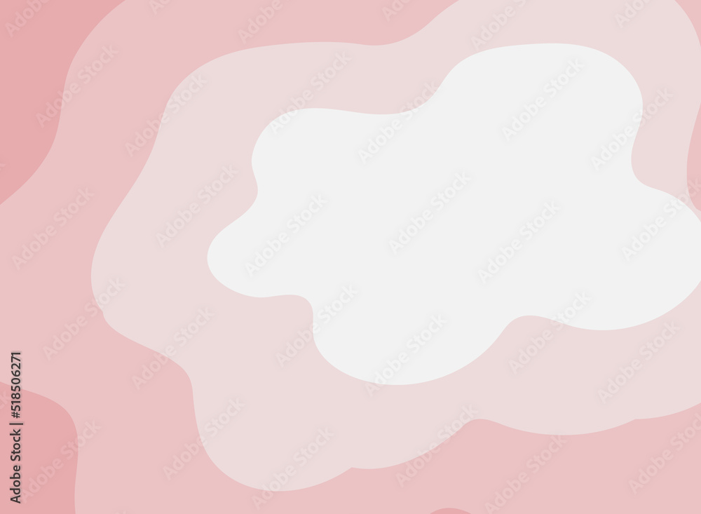 Light pink wave pattern background vector for presentation