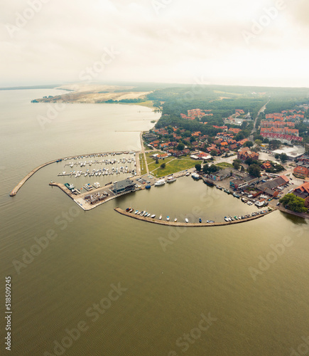 Fotografi Nida, Lithuania is a small seaside town known for exclusive relaxing and luxury