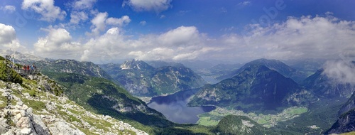 Österreich Hallstatt Wandern Sommer 2022 Dachstein Berg Alpen Panorama