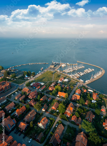Fotografi Nida, Lithuania is a small seaside town known for exclusive relaxing and luxury