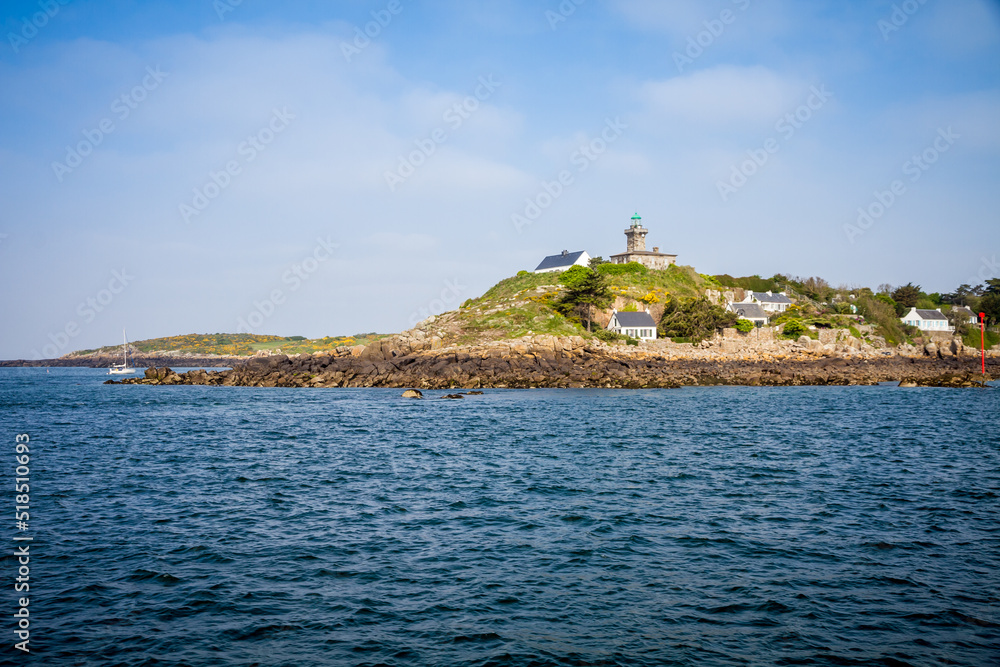 Chausey island landscape in Brittany, France