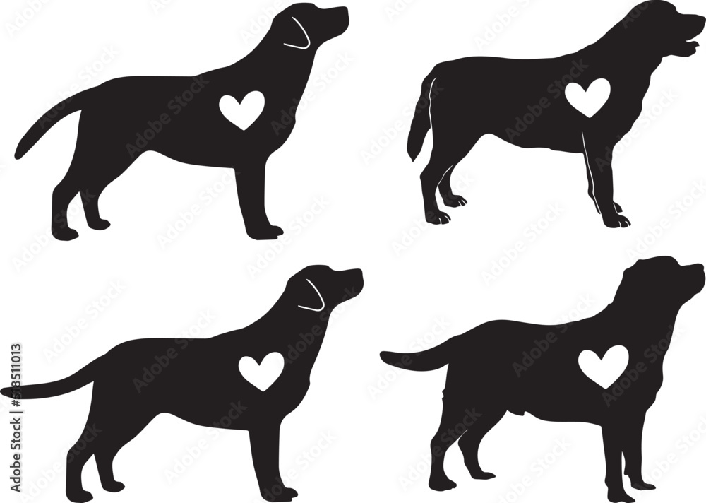 Labrador Retriever Heart