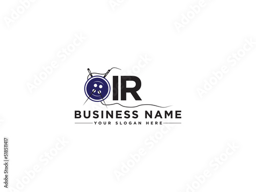 Premium IR Logo Letter, Colorful Ir i r Tailor Logo Icon Design For Your Brand