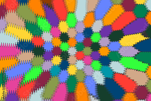 background image created with colorful hexagonal images