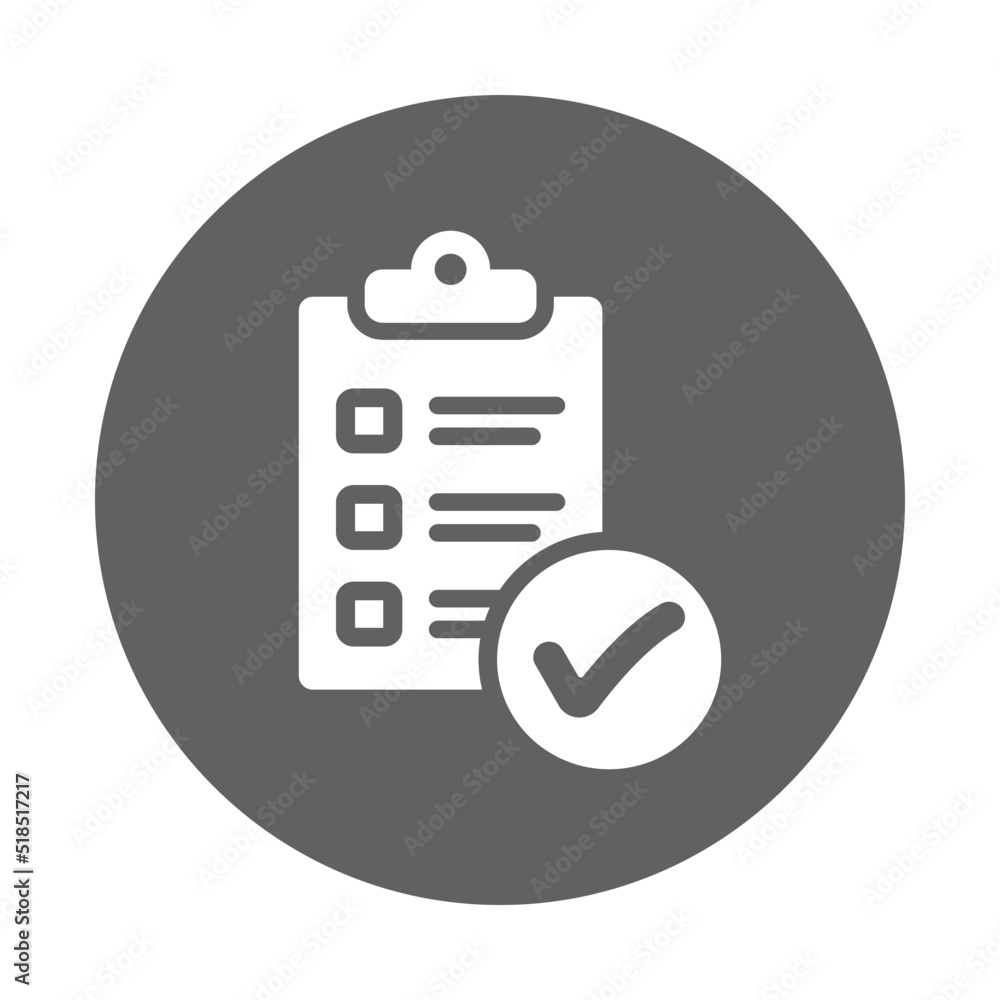 Audit, test, check, report icon. Gray vector graphics. Audit, test, check, report icon. Gray vector graphics.