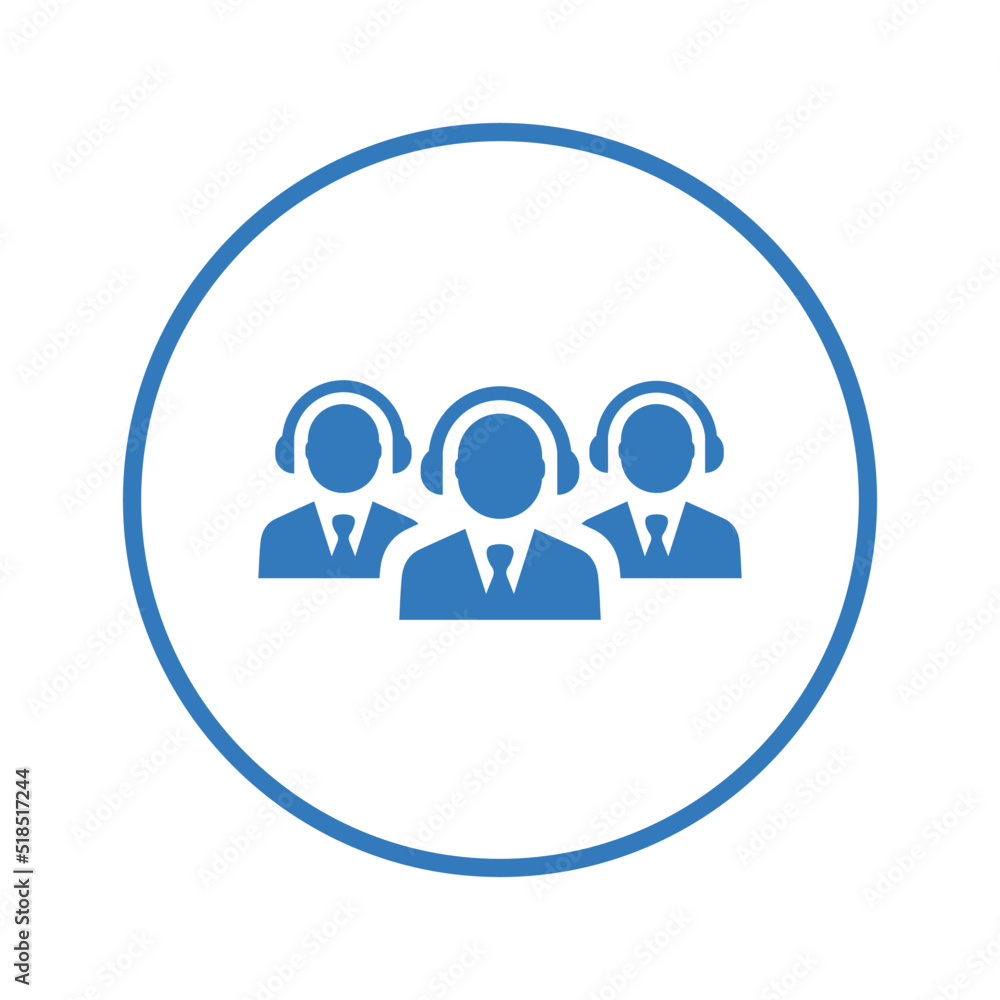Call center, hotline number icon. Blue color design. Call center, hotline number icon. Blue color design.
