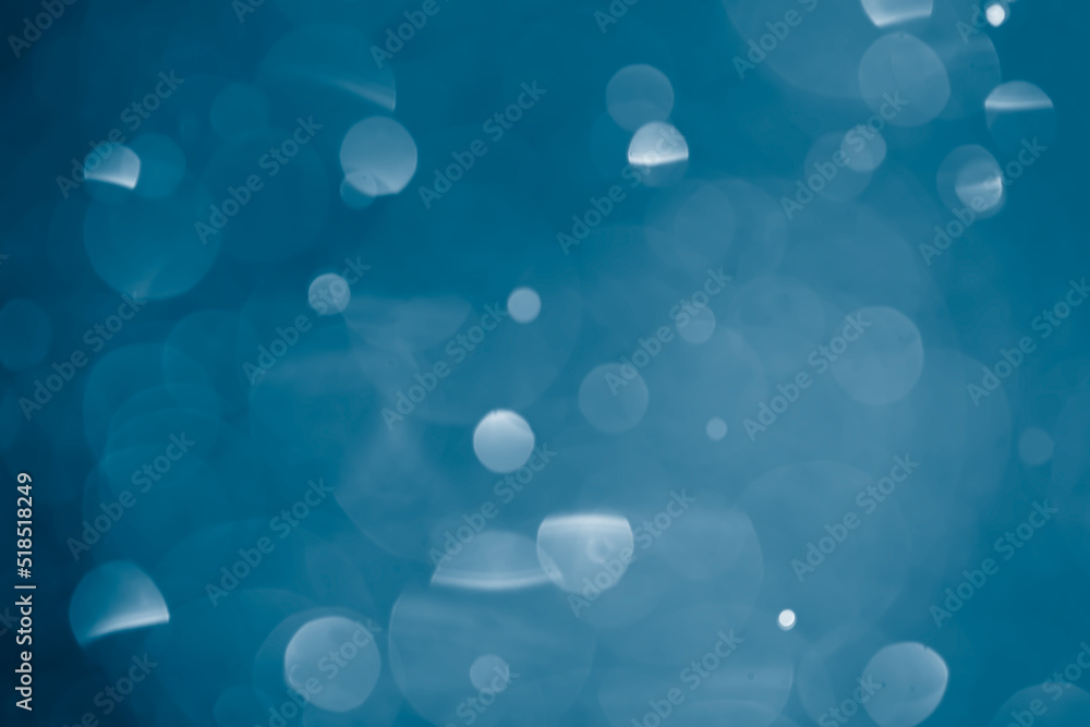 Abstract baby blue bokeh glitter background. Stock Illustration Adobe Stock