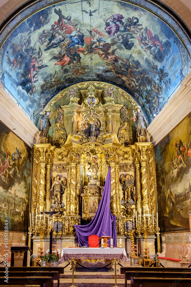 retablo mayor, Iglesia de San Miguel, siglo XIV-siglo XVII, Palma, Mallorca, balearic islands, Spain