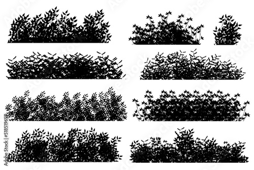 bush silhouette. bush grunge. bush wall