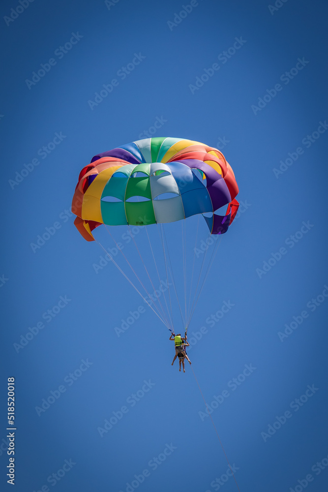 vue de personnes fessant du parapentes vue de personnes fessant du parapentes