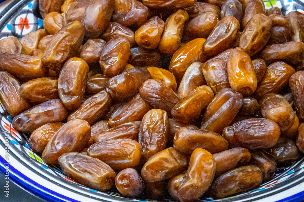 close up of dried dates close up of dried dates