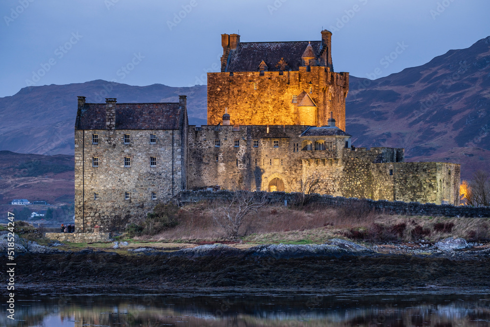 castillo de Eilean Donan, siglo XIII, Kyle of Lochalsh,  Highlands, Escocia, Reino Unido