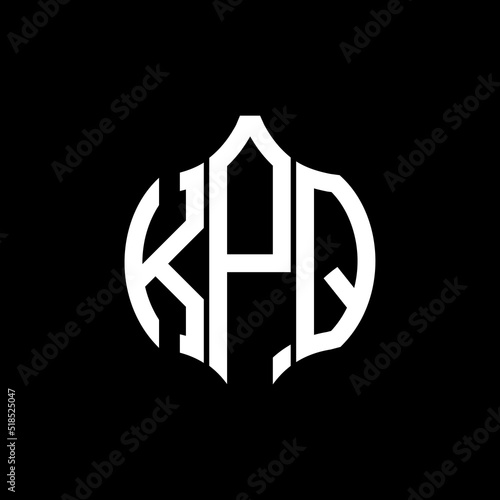 KPR letter logo. KPR best black background vector image. KPR Monogram logo design for entrepreneur and business.
